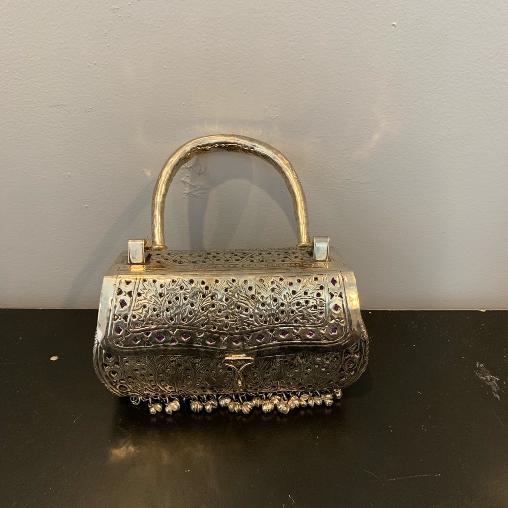 Metal aluminum purse